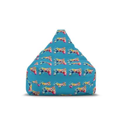 Turquoise Control Bean Bag Chair Cover