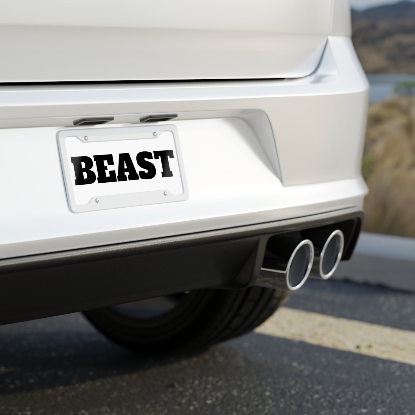 Personalized Front License Plate