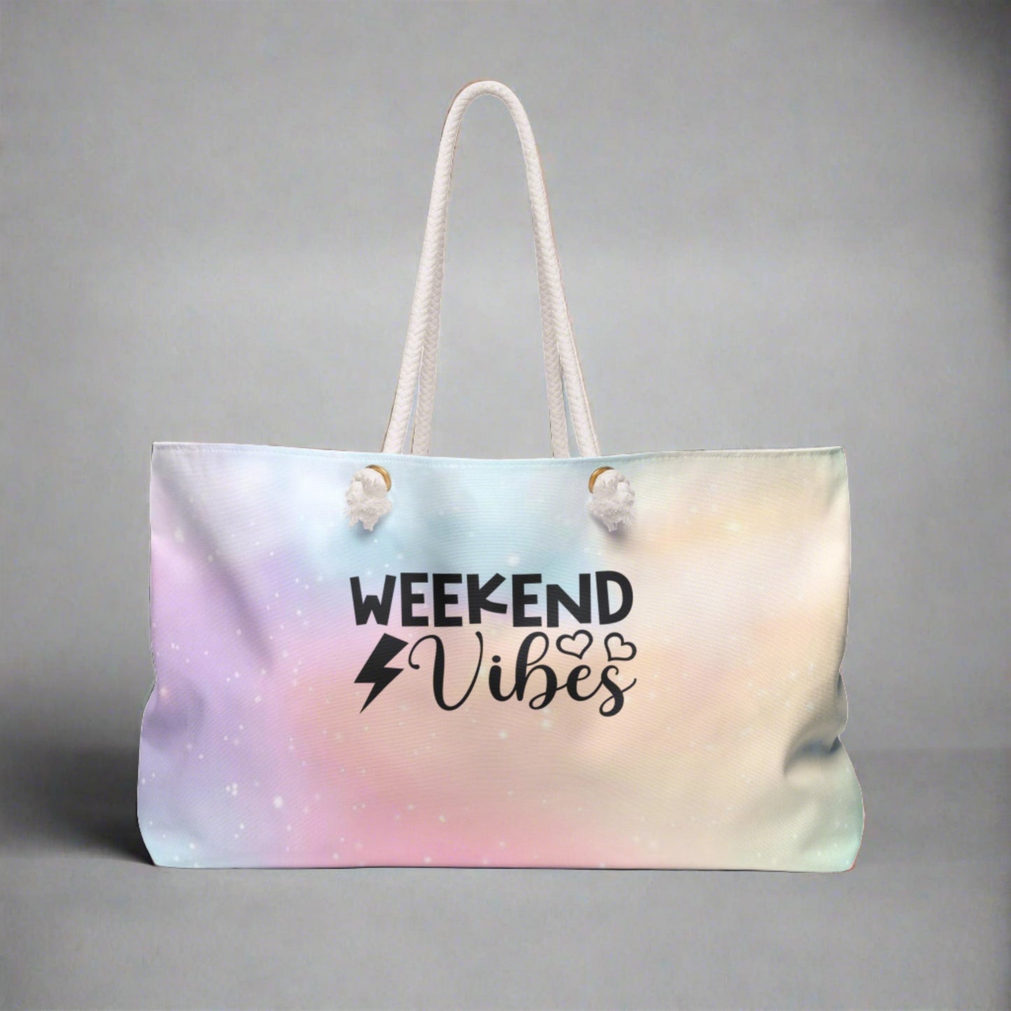 WEEKEND VIBES Stars Weekender Bag