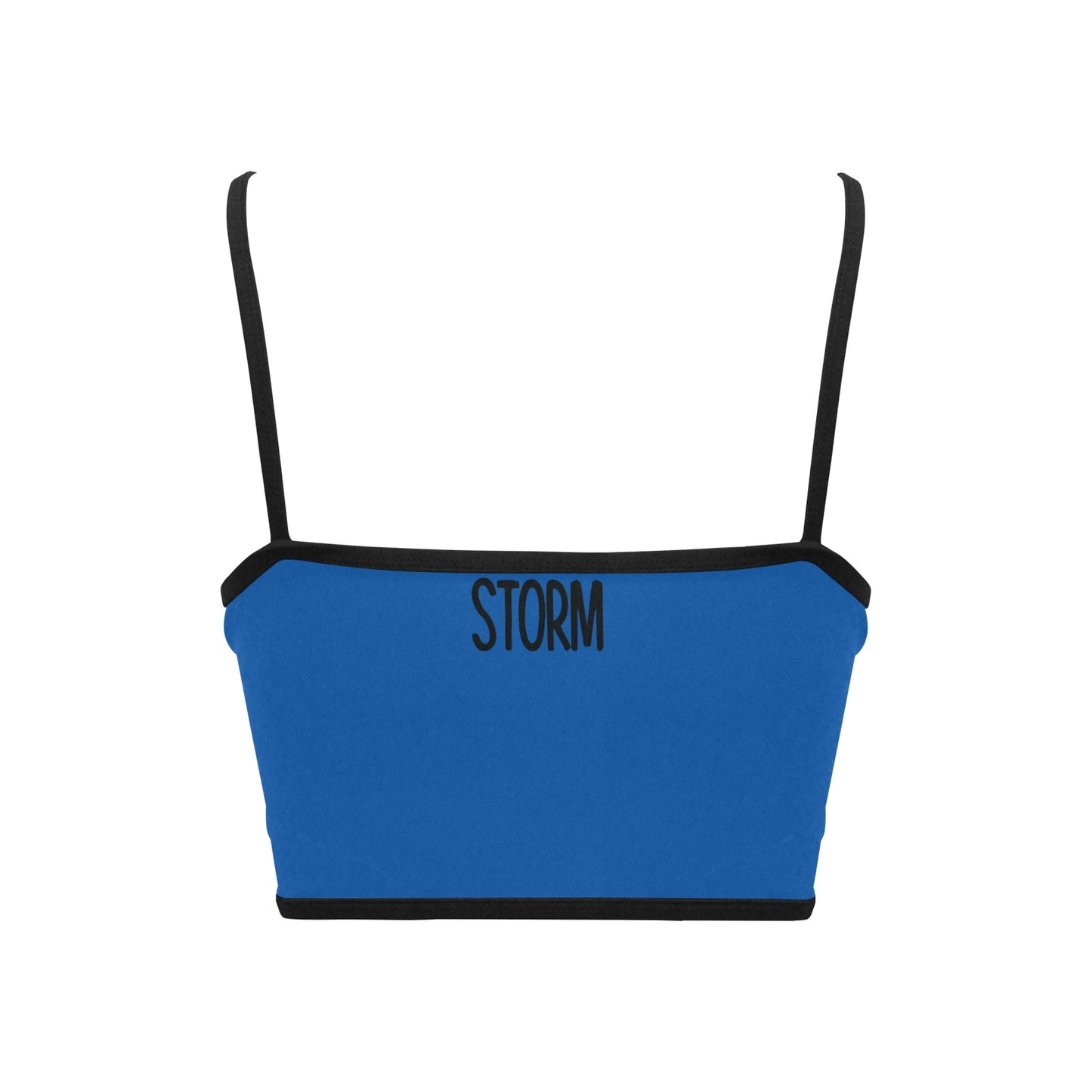 You're stronger than the storm Women's Spaghetti Strap Crop Top