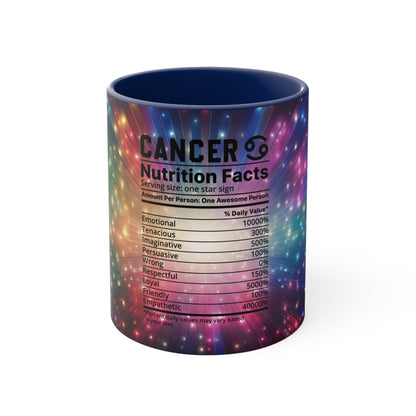 Cancer nutrition Accent Coffee Mug, 11oz