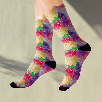 Colourful Heart Socks