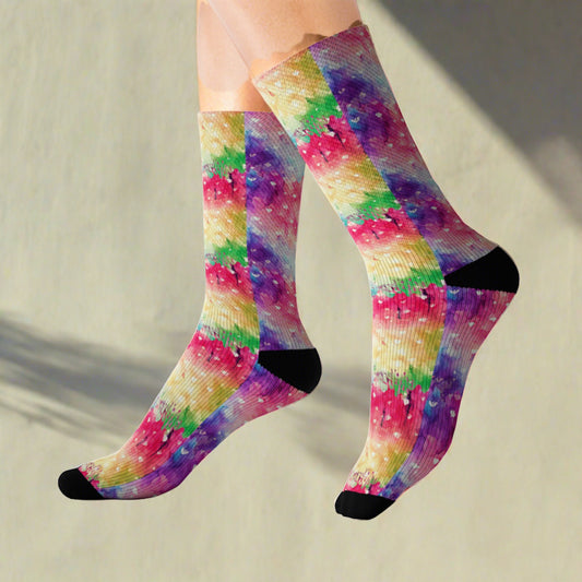 Colourful Heart Socks