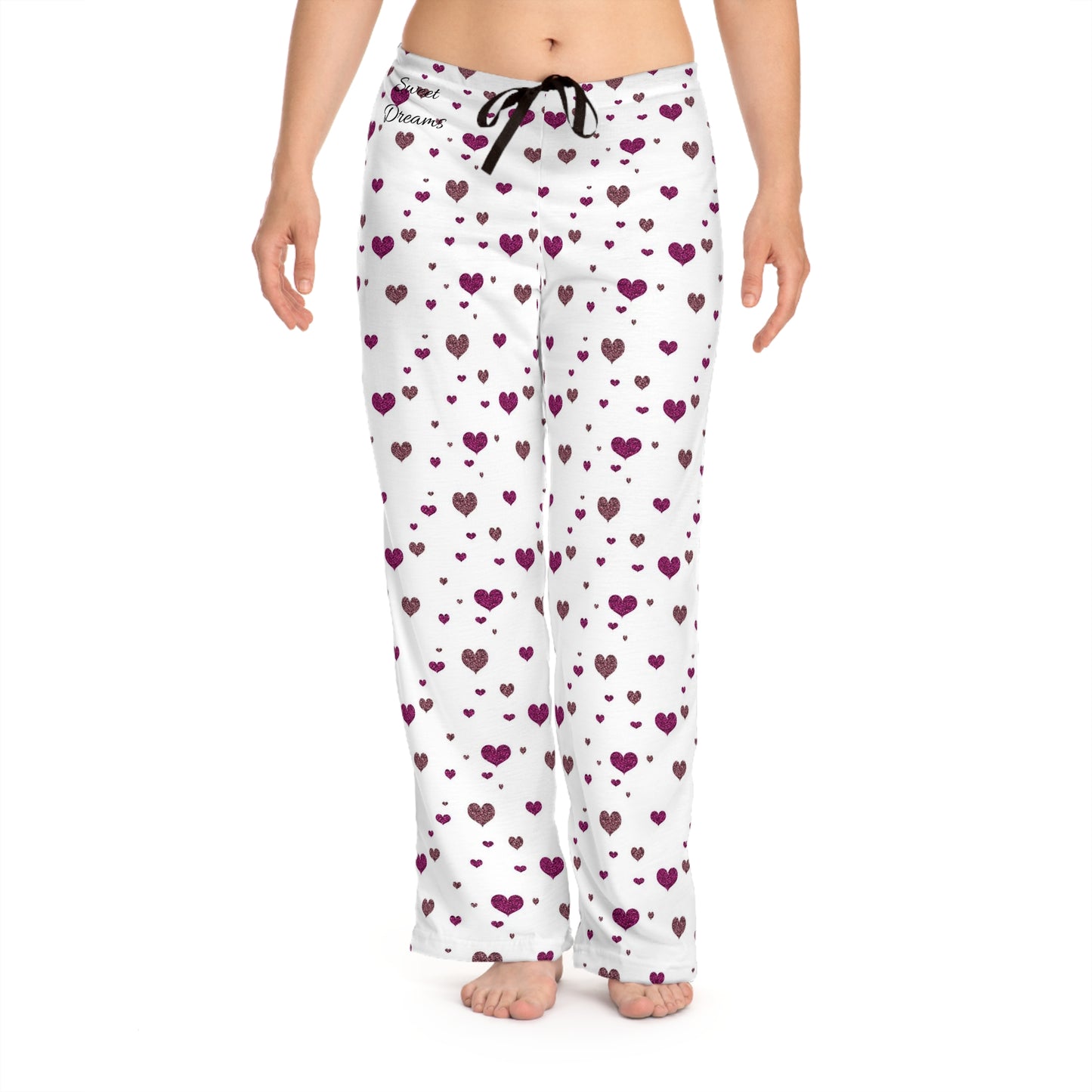 Sweet dream hearts Women's Pajama Pants (AOP)