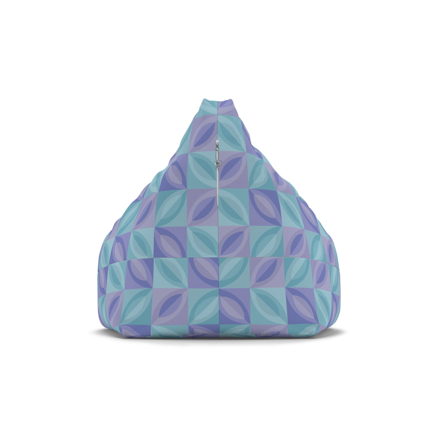 Purple and Blue Bean Bag Chair Cover