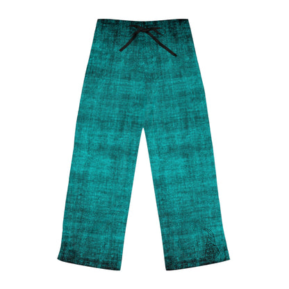 Sleepy Head Teal Gnome Women's Pyjama Pants (AOP)