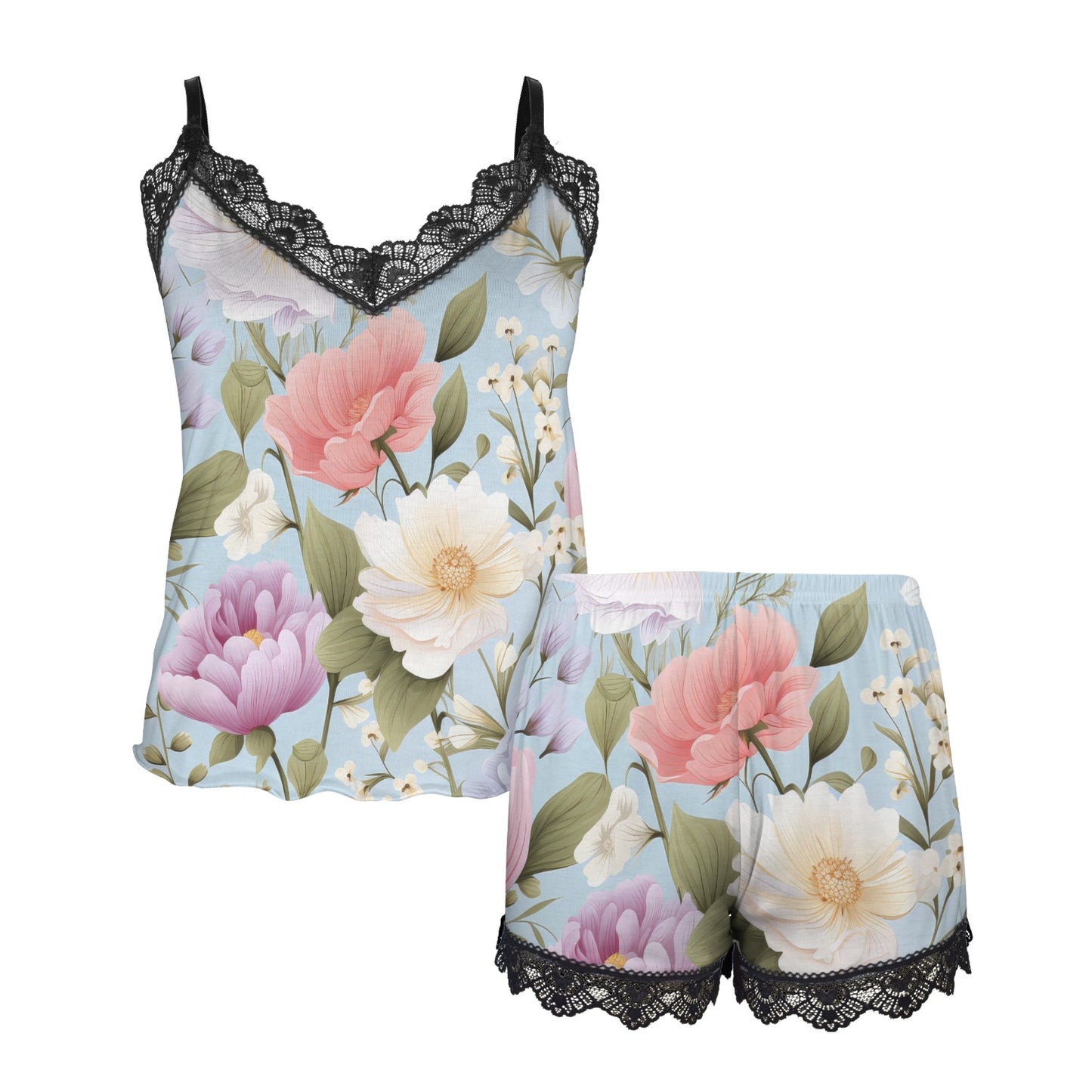 Women's Lace Camisole Set