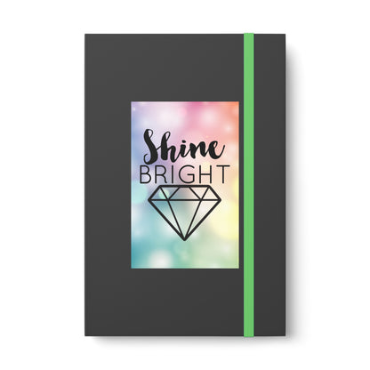 Shine Bright Contrast Notebook - Ruled