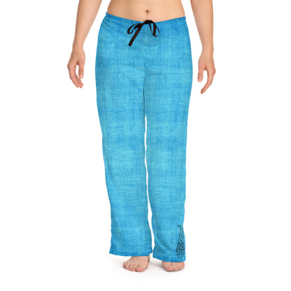 Sleepy Head Neon Blue Gnome Women's Pyjama Pants (AOP)