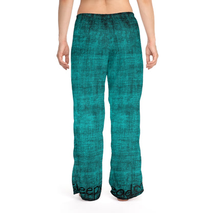 Sleepy Head Teal Gnome Women's Pyjama Pants (AOP)