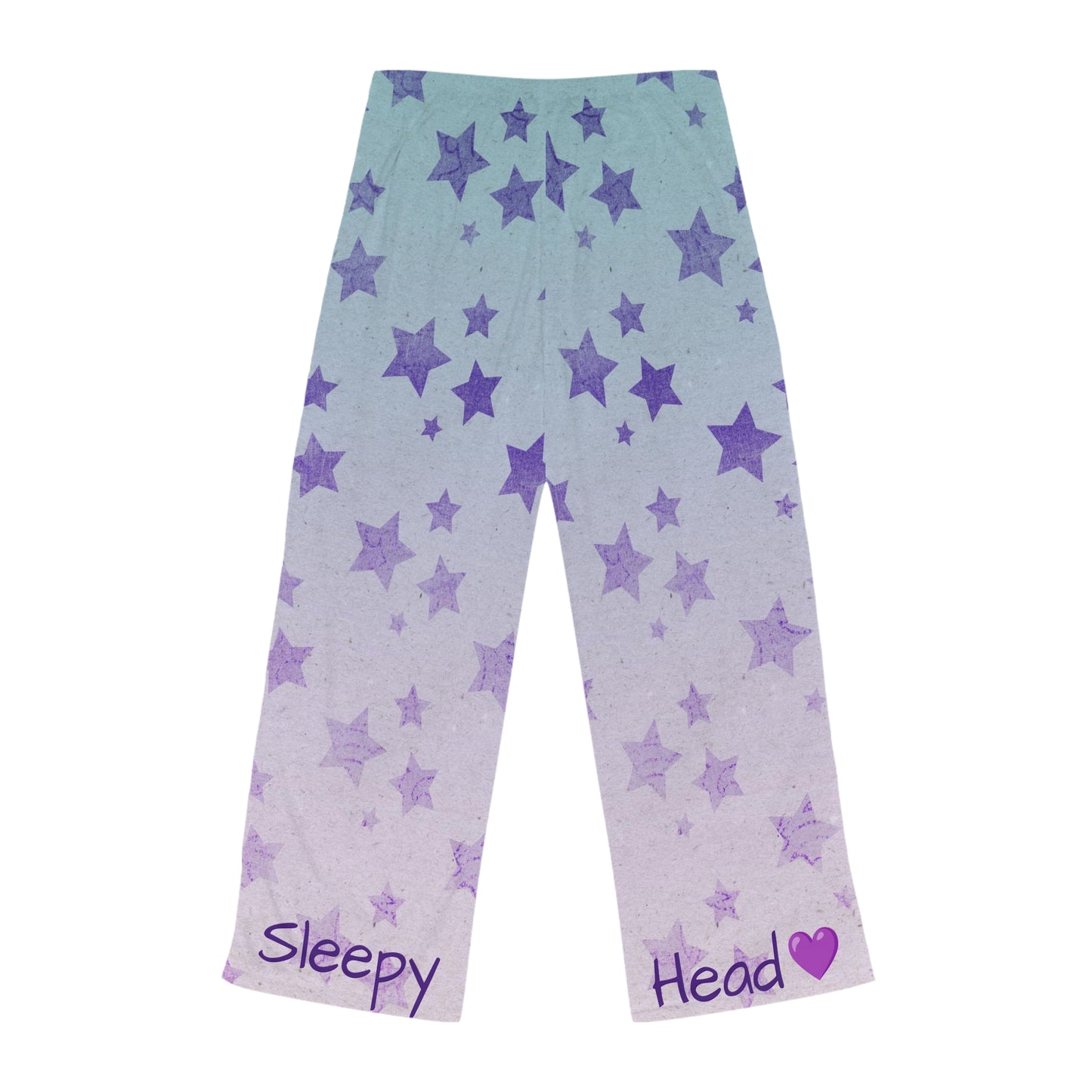 Sleepy Head Blue To Pink Ombre Star Women's Pyjama Pants (AOP)