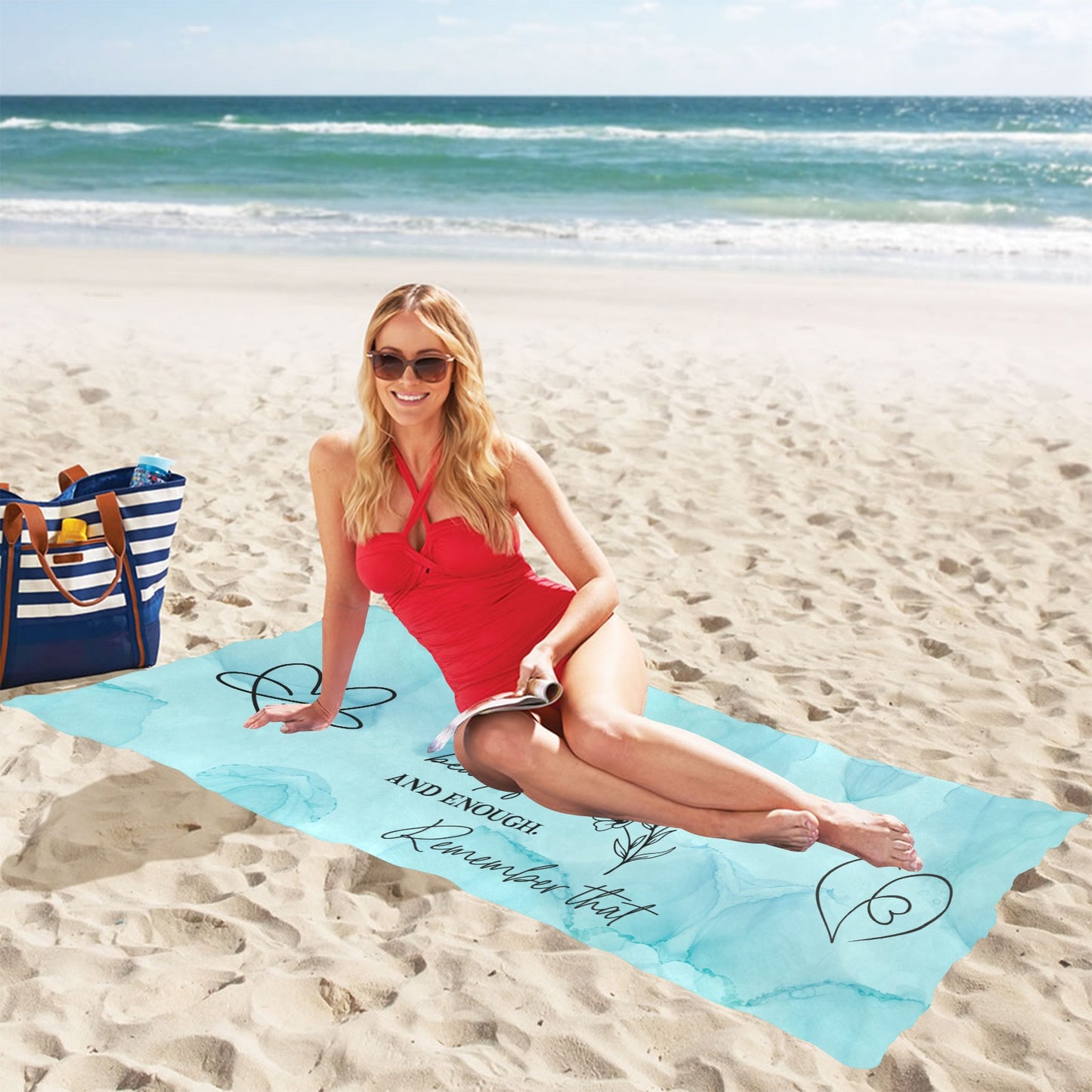 Sun-Kissed Sands Beach Towel