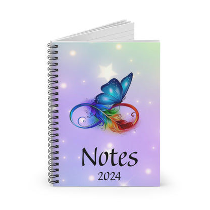 notes 2024 Spiral Notebook - Ruled Line