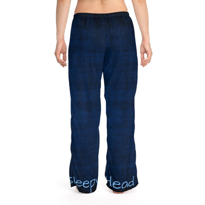 Sleepy Head Navy Blue Gnome Women's Pyjama Pants (AOP)