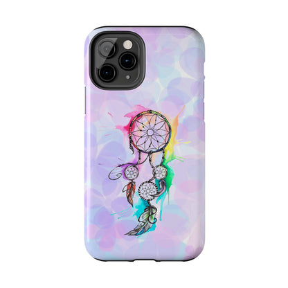 Dream catcher pastel purple and pink watercolour Tough Phone Cases