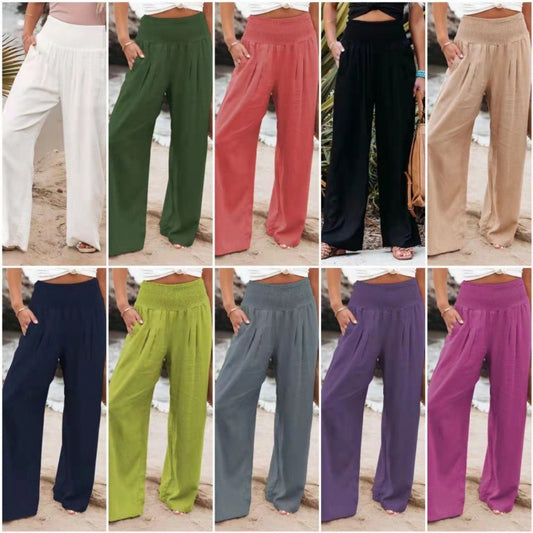 Chill & Flow Cotton-Hemp Trousers