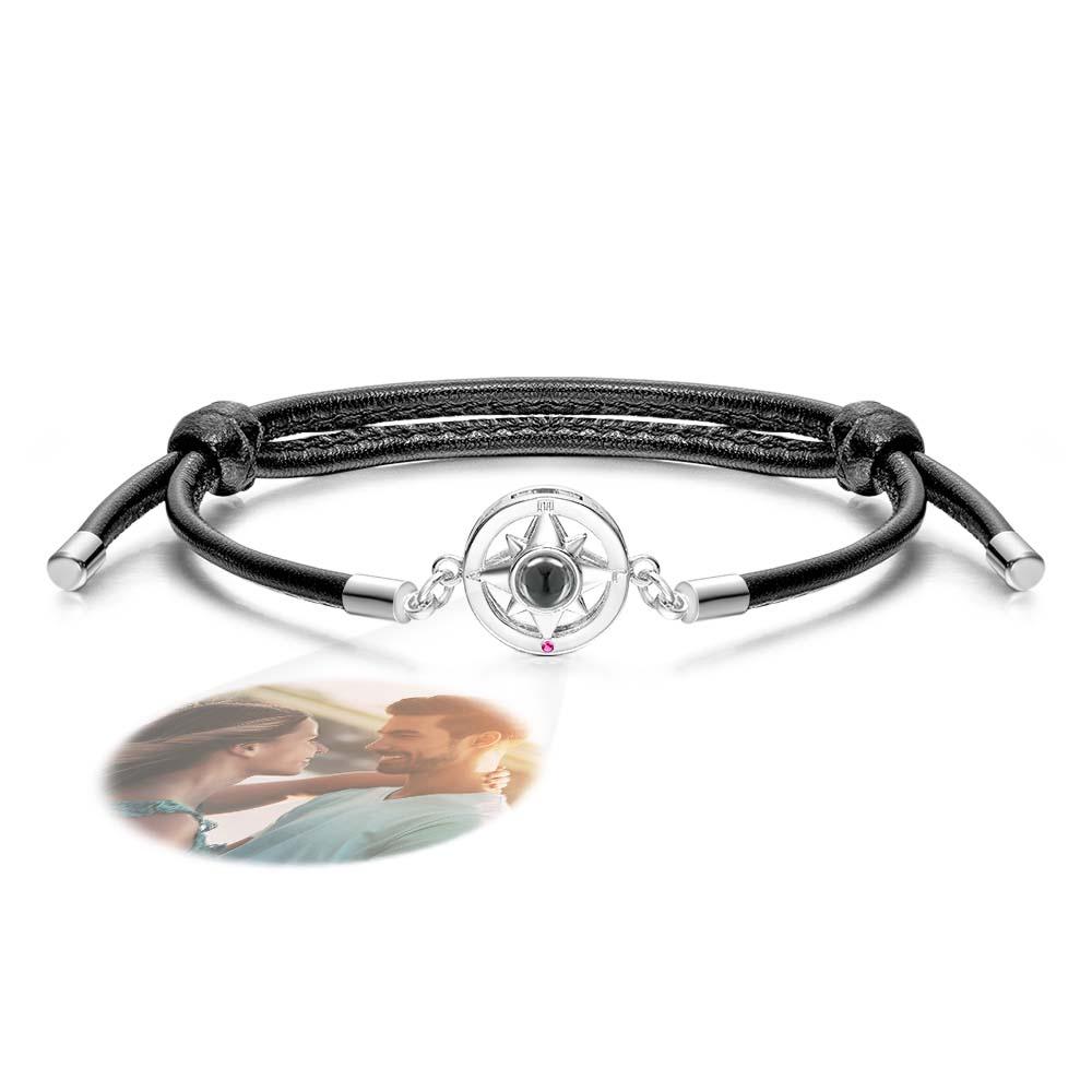 Custom Projection Bracelet Compass Trendy Simple Gifts for Men