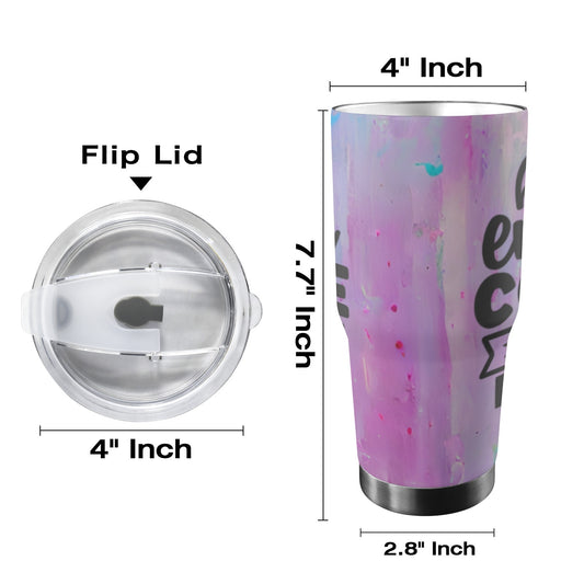 I don't have enough coffee or middle fingers for today-01 Custom Stainless Steel Tumbler (30oz ）