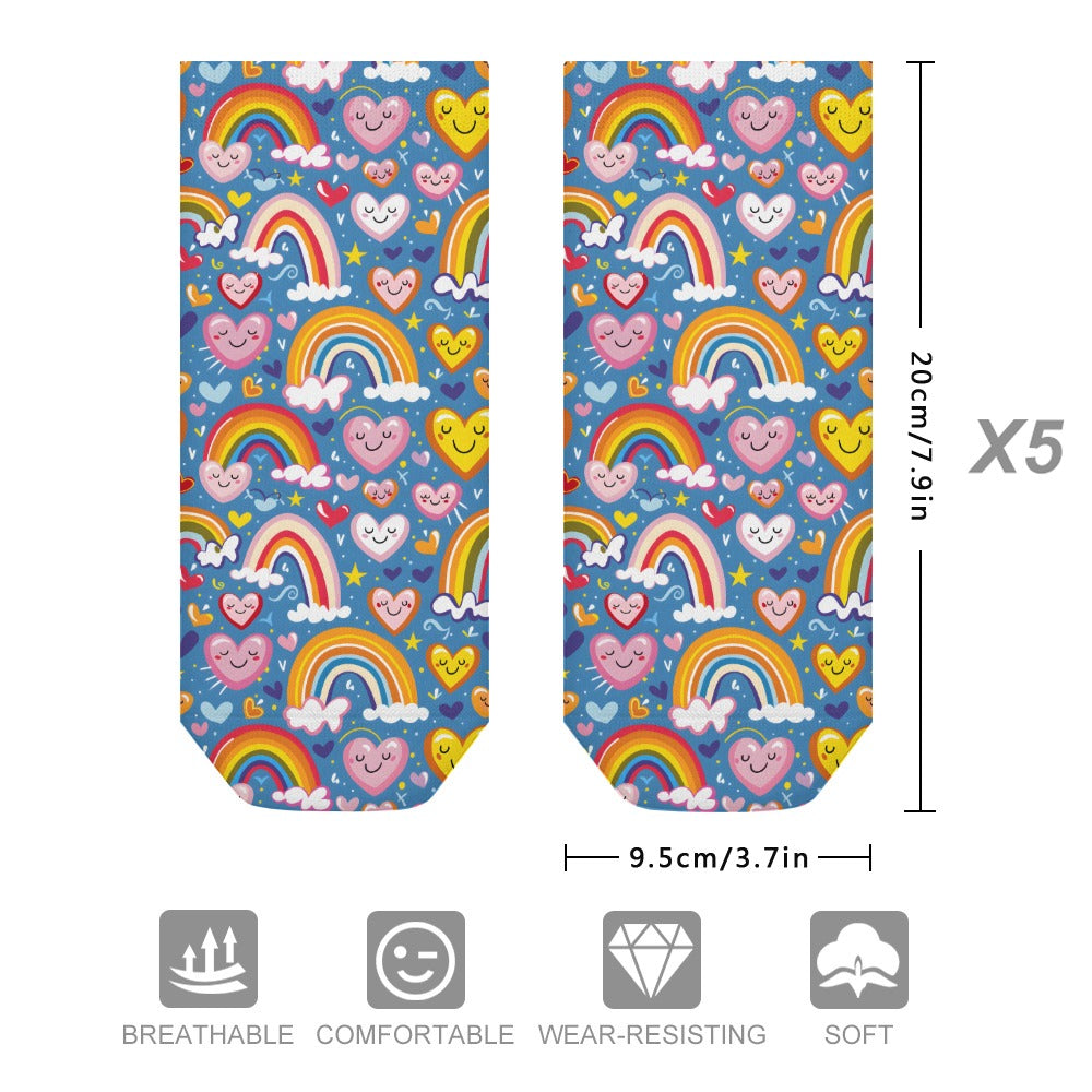 CozyPrint Socks (5 Pairs Of The Same Picture)