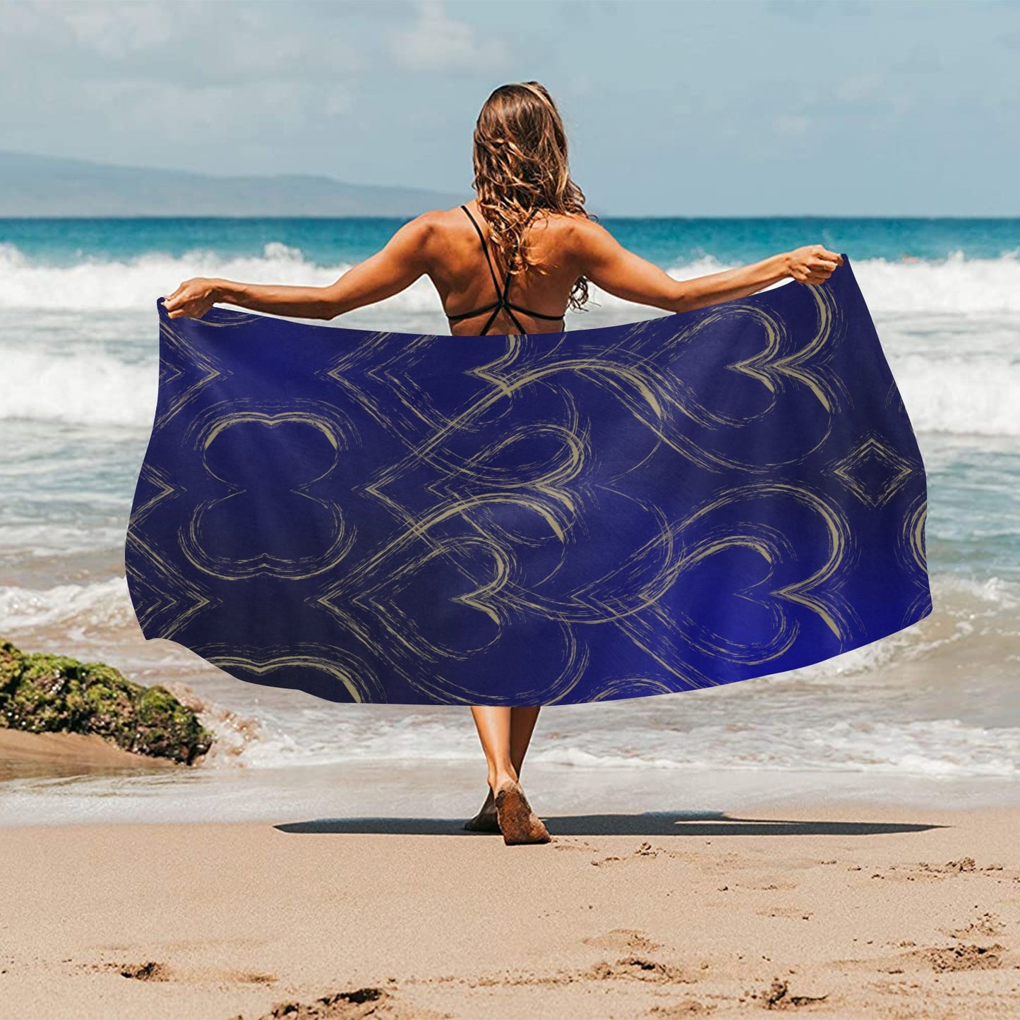 SandyLux Beach Towel